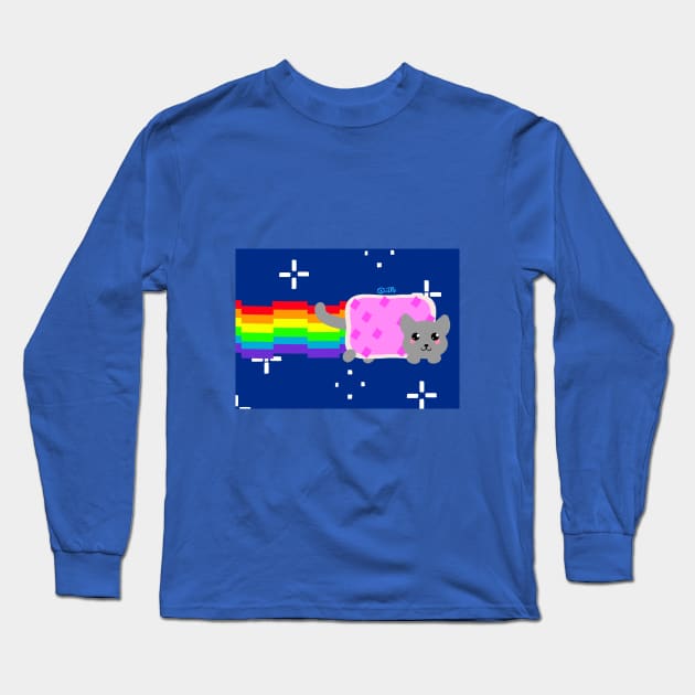 Nyan Cat ! Long Sleeve T-Shirt by xJakkAttack